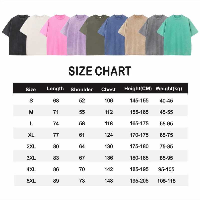 Customized T-shirt With Your Hip-hop Street Mens 100% Pure Cotton Loose Fit Distressed Printed Embroidery Personalized Top X250203