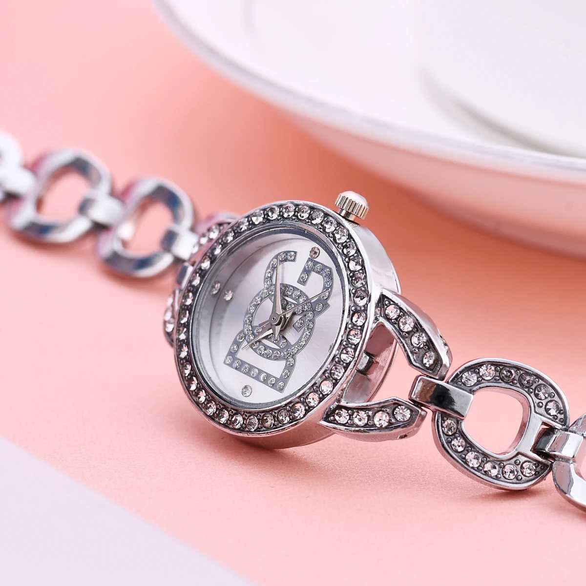 2022 Luxury Brand Wen Rhinestone Fashion Fl Steel Bracelet Watch Casual Boutique Ladies Dress Elegant Quartz Wristwatch X250203