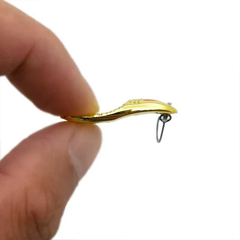 NEW Mini fishing Lure 1g2g3.5g spoon metal lures Spinnerbait Minnow small fish Single Hook jig Stream Trout baits pesca hotXJ250122