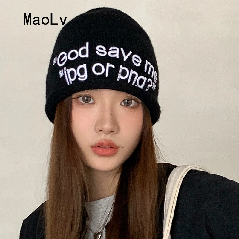 Fashionable Knitted Hat Mens Pulling Pile Cap Soft and High Quality Beanie Y2k Warm Ins Soybean Wool Cold Hat Hiking Bicycle Hat 250109
