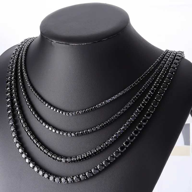 rs Tren 3/4/5/6mm Lab Diamond Necklace 14K White Gold Party Wedding Chocker Necklaces for Women Men Hiphop Jewelry GiftXJ250114