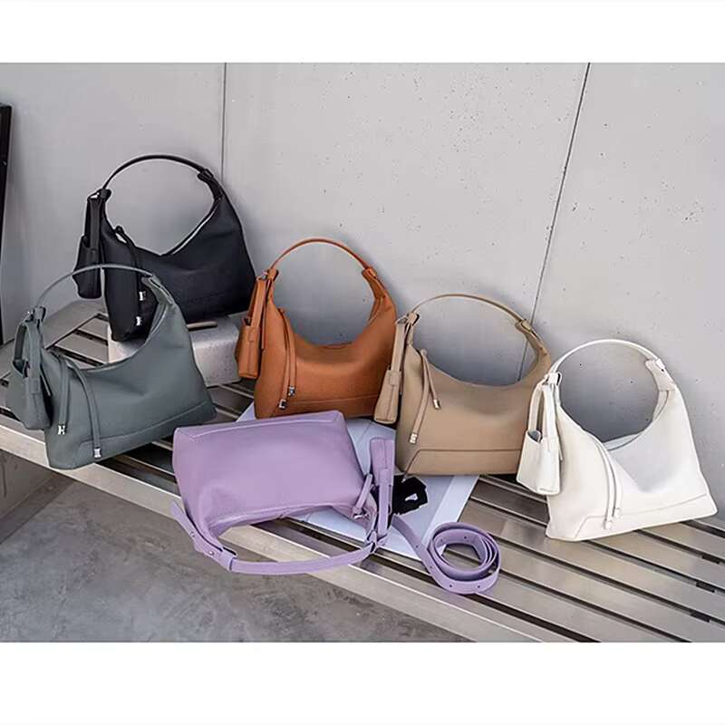 Hifashion Cowhide Genuine Leather Underarm Shoulder Bags For Women New 2025 Trend Designer Crossbody Purses Hobo Ladies Handbags