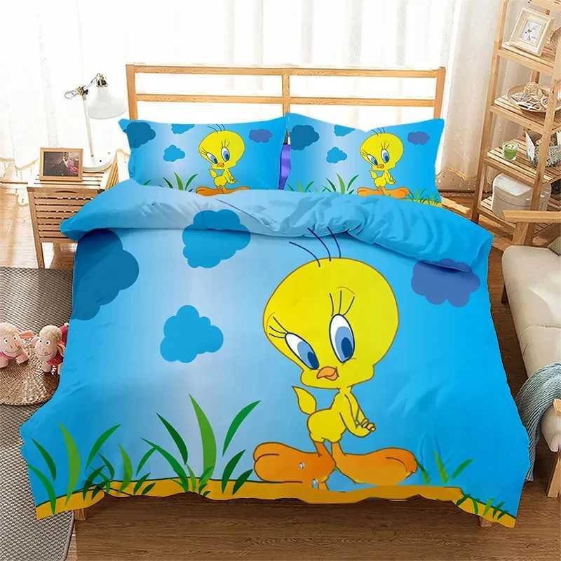 3D Printed Tweetys Bird Bedding Down Duvet Cover Comfortable Bedding Extra Large Double Size Boys and Girls Adult X250203