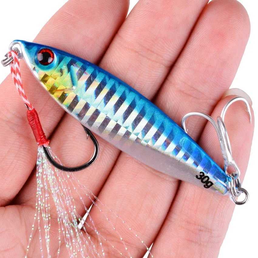 1Pcs Metal Jig VIB Fishing Lure 14G 21G 30gG Sinking Lures Sea Jigs Spoon Winter Fishing Good For Fishing Jigging Hard Ice BaitXJ250122
