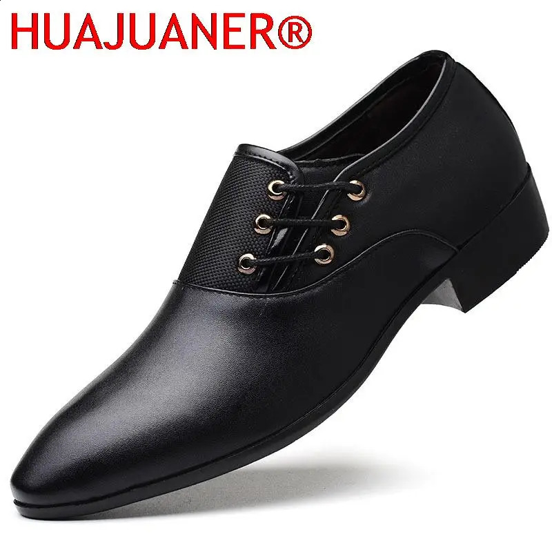Classic Men Dress Shoes Round Toe Cow Leather Business Casual Shoes Mens Wedding Shoes Oxford Formal Shoes Big Size 38-48 250113