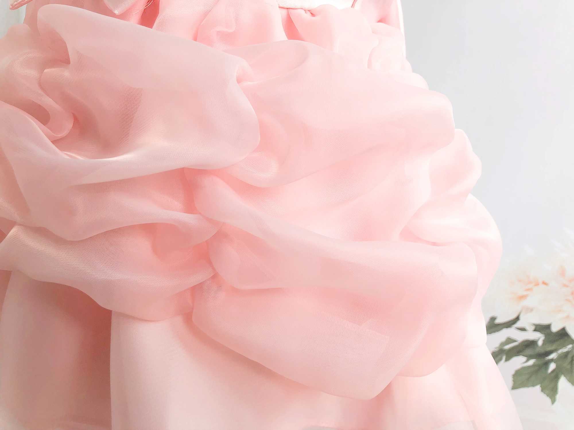 2 pcs set Pink Lace 1 Year Birthday Baby Girl Party Dress Baptism Infant Christening Gown Newborn Toddler Girl Wedding Dresses X250203