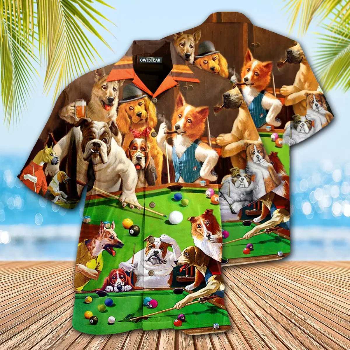 Dart Hawaiian Shirts Men Women Fashion Oversized Blouses Mens Vocation Lapel Shirts Beach Camisas Mens Clothing OwlXJ250121