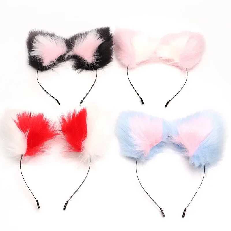 40cm Fox Tail Anal Plug Sexy P Cat Ears Headbands Set Butt Plug Tail Erotic Cosplay Sex Toys for Women Anal MasturbatingXJ250121