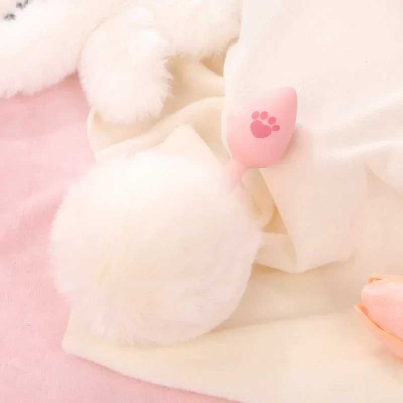 Sexy Kitty Anal Plug Tail Silicone Anal Toys For Women Men Butt Plug Cat Rabbit Anal Sex Toy Cosplay Erotic Adult Toys Sex ShopXJ250121