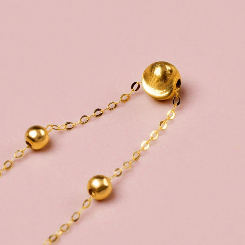 XF800 Fine Jewelry Real 18K Gold Bracelet cat eyeball Au750 wedding Box Trendy Gift For Women 250121
