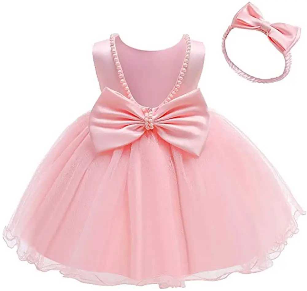 Baby Dresses Newborn Gown Dresses Christmas Princess Dress Evening Costumes Party Dresses For Girls 0-24 Months X250203