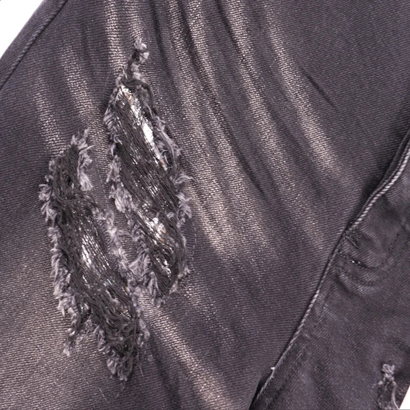 Autumn Winter Jeans Pants Men Woman Vintage Buttons Hip Hop Quality Hole Old Casual Washed Grey Sweatpants 250113