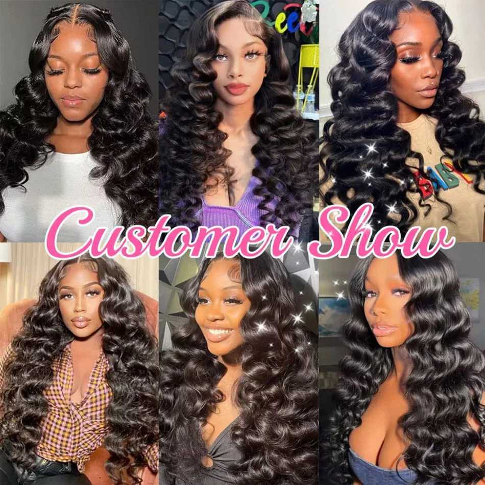 Loose Wave Bundles With Frontal 13X4 Human Hair 3Bundles With 4*4 Lace Clo Brazilian Hair Weave Bundles Remy Hair ExtensionsXJ250120
