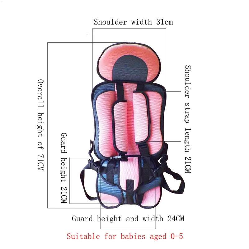 Baby portable dining chair with fixed strap childrens dining chair dining belt portable seat cushion 250114