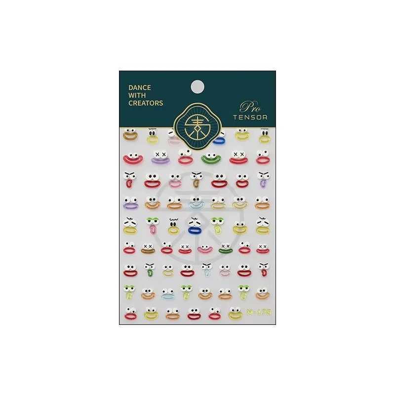 1Pcs Big Mouth Monster Jelly Series Nail Stickers High Quality Kawaii Design Sticker Cute Nail Art Decoration Decals AccessoriesXJ250120