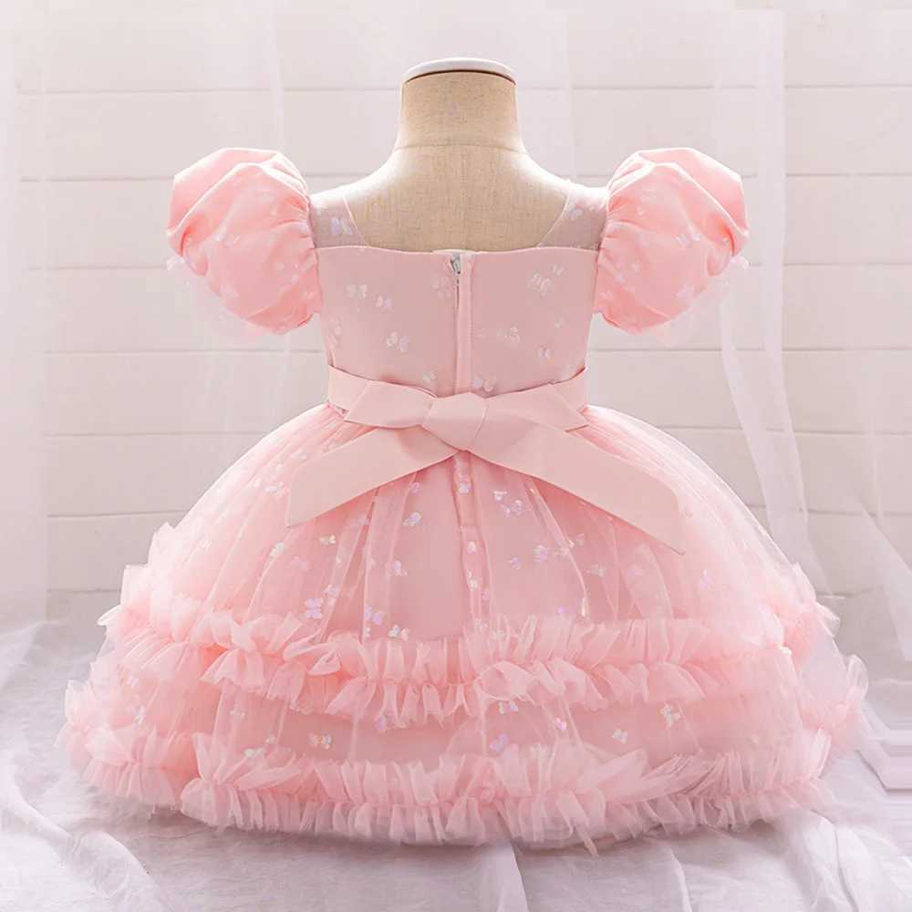 Childrens Christmas Dress Butterfly Design Baby Dress Cute Tulle Dress Childrens Party Birthday Gift X250203