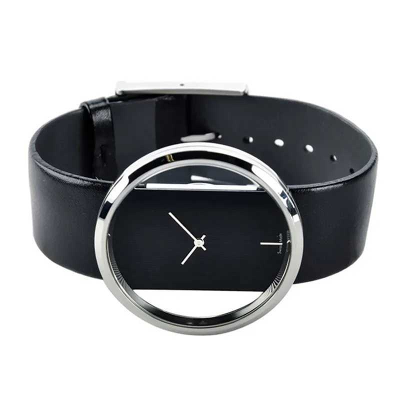 Classic Wen Watches Fashion Casual Hollow Transparent Watch Leather Strap Quartz Watch Cheap Pr Dropsing Womens Watch X250203