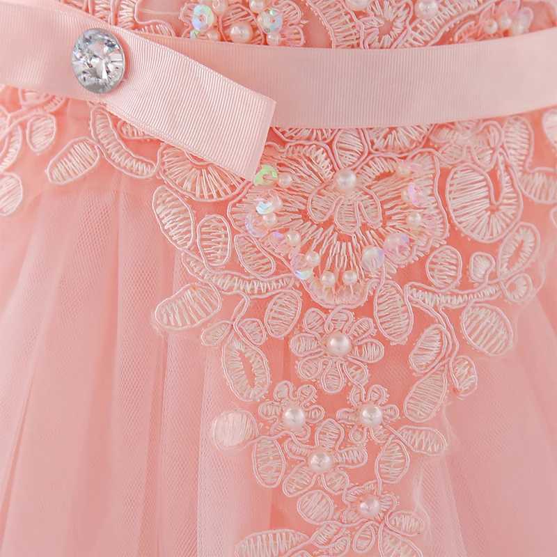 White Gown Baby Girl Dresses Party And Wedding Christening Dress For Girl Frock 2 1 Year Birthday Princess Dress 6 12 Months X250203