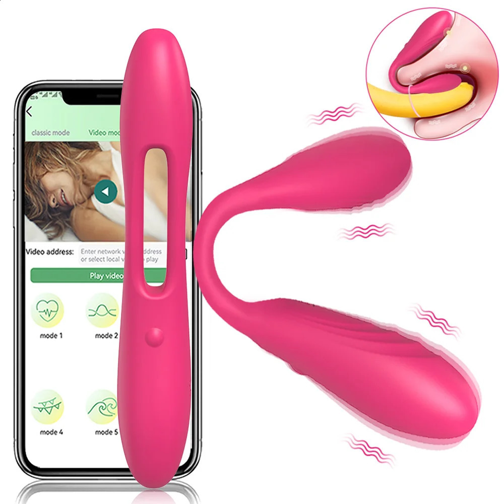 Bluetooth APP Vibrator for Women Control Dildo G Spot Clit Clitoris Stimulator Wearable Panties Goods Sex Toys for Adult Couple 250114
