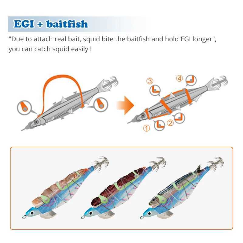 New 1Set 10pcs Fishing Lures Kit Squid Jig Bait Artificial Luminous Webfoot Octopus Egi Lure Wobbler Cuttlefish Hook Sea TackleXJ250122