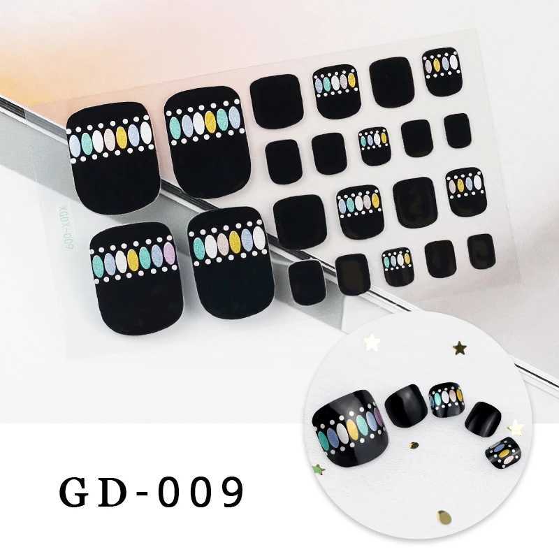 Sanuxc Adhesive Nail Stickers Wholesale Supplise Nail Polish Stickers for Foot Manicure Decals Full Cover Stickers for Nails ArtXJ250120