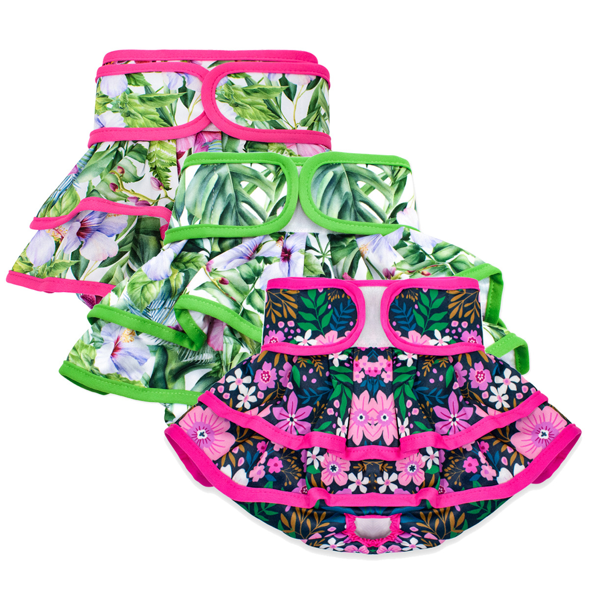 3PC Washable Belly Band for Male Dogs High Absorbing Male Dog Diapers & Extender Reusable Male Puppy Wraps for Medium