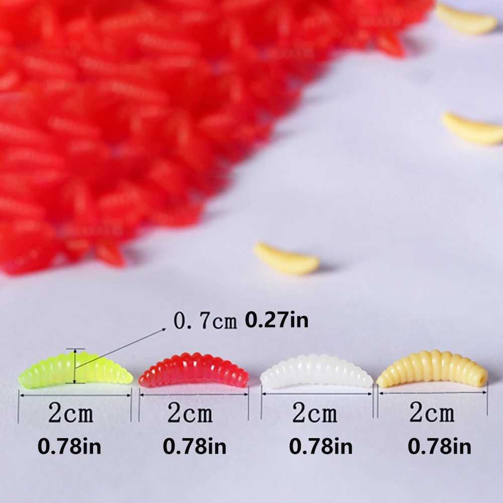 50pcs Lua Soft Bait Fake Breadworms Earthworms Red Worms Soft Worms Fake Worms Fishing BaitXJ250122