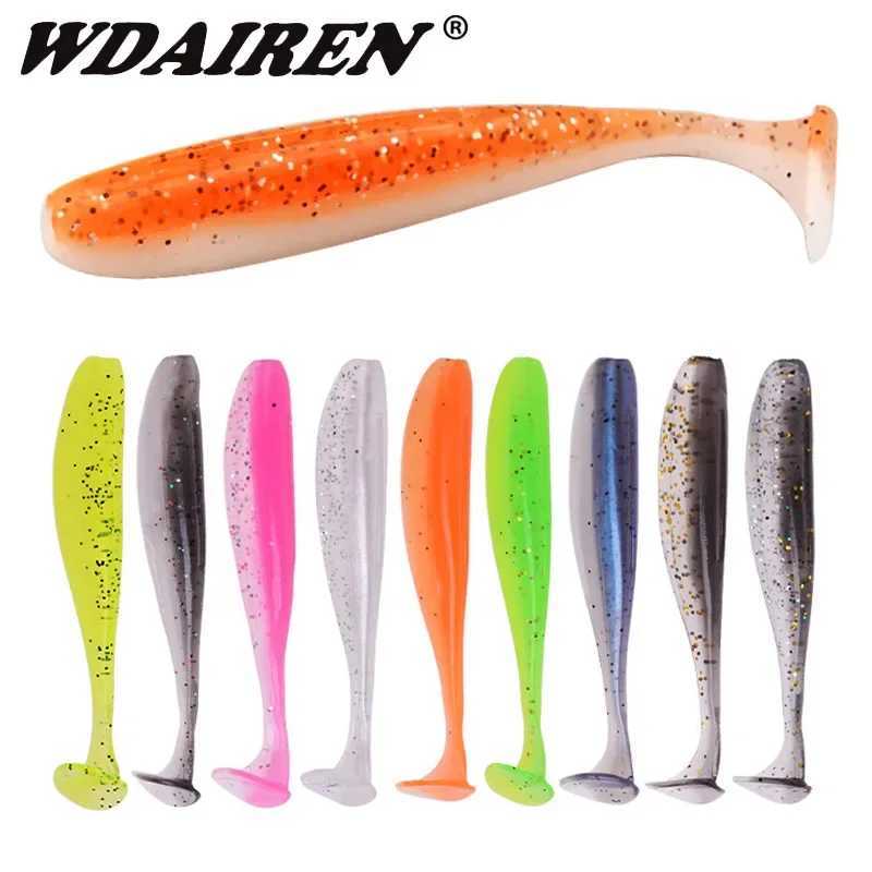 WDAIREN Soft Lure 5cm 7.5cm 9.5cm Doubor Shad Silicone Wobblers Fishing Worm Artificial Baits for Bass Sea Fishing TackleXJ250122