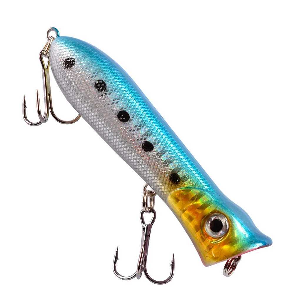 Popper Fishing Lure Wobblers 8cm 11.6g Floating Isca Artificial Hard Bait Crankbait Bass Pike Pesca Japan Carp Fishing TackleXJ250122