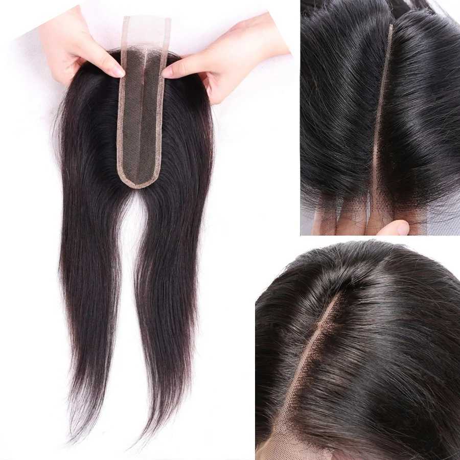 Middle Part 2x6 Lace Clo Kim K Transparent Lace Remy Human Hair Straight Body Wave Bobbi CollectionXJ250120