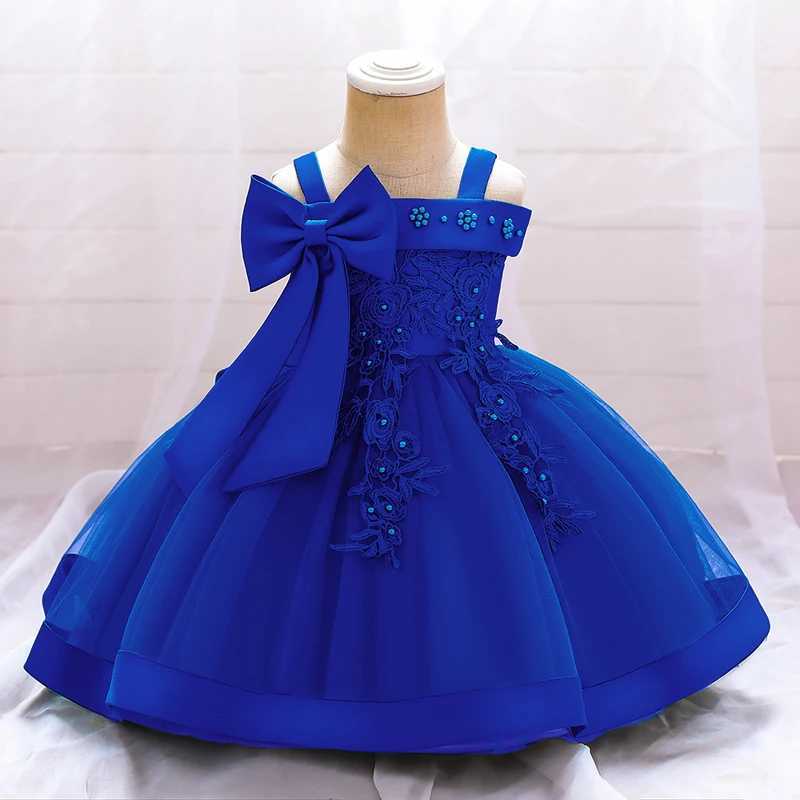 Flower Ceremony 1st Birthday Dress For Baby Girl Clothing Baptism Princess Dress Girls Dresses Party Costume One Shoulder X250203