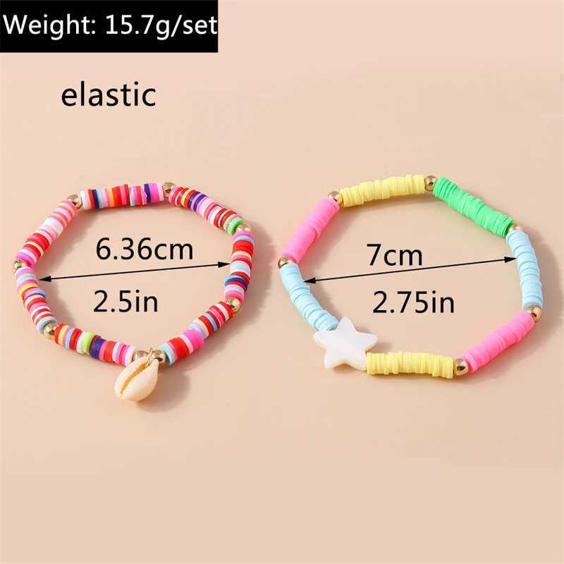 Fashion Colorful Beaded Anklets for Women Summer Beach Star Shell Ankle Bracelet Foot Leg Chain Girls Holiday Jewelry GiftsXJ250121