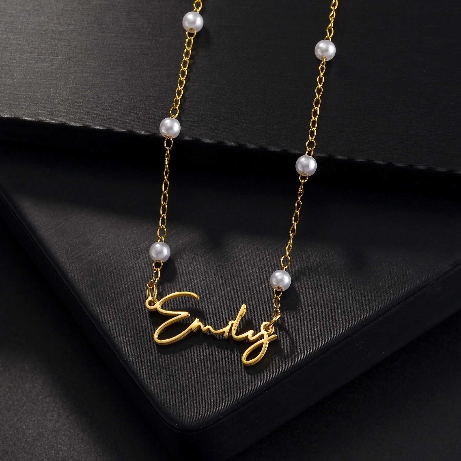 Fashion Custom Name Necklace for Women High-End Stainless Steel Jewelry Personalized Multiple Chains Christmas Gift AccessoriesXJ250121