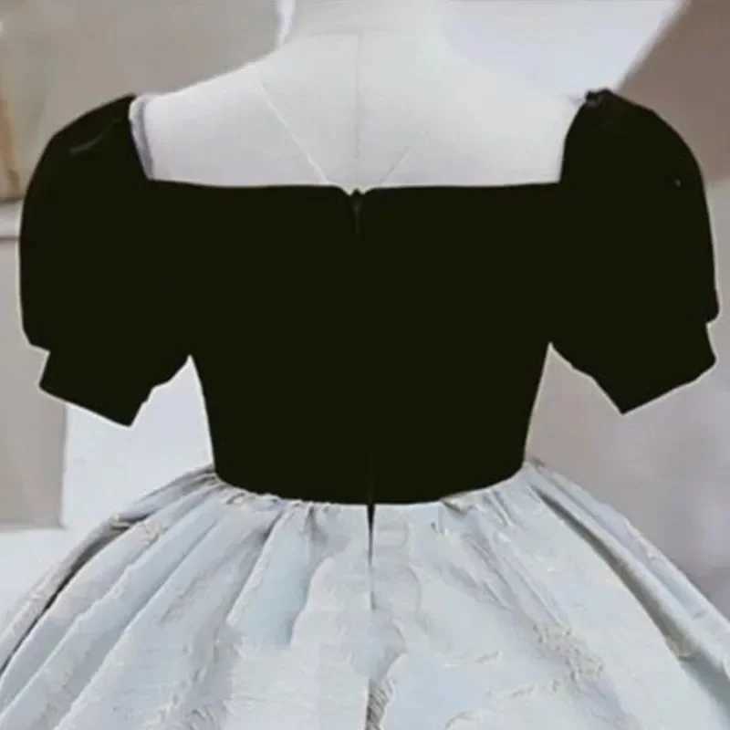 Elegant Formal Vintage Dress for Baby Kids Girl Princess Baptism Ball Gown Children Clothes Birthday Party Matching Dresses X250203