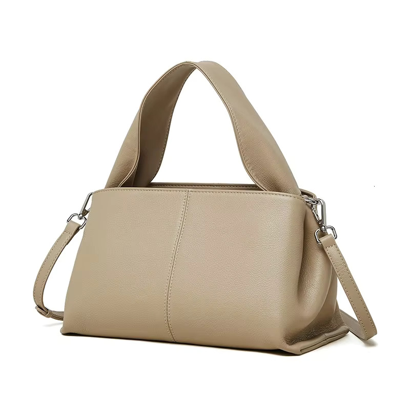 Zency New Women's Classic Brand Designer Leather Handbag Crossbody Top-handle Bag Elegant Ladies Shoulder Purse Bolso