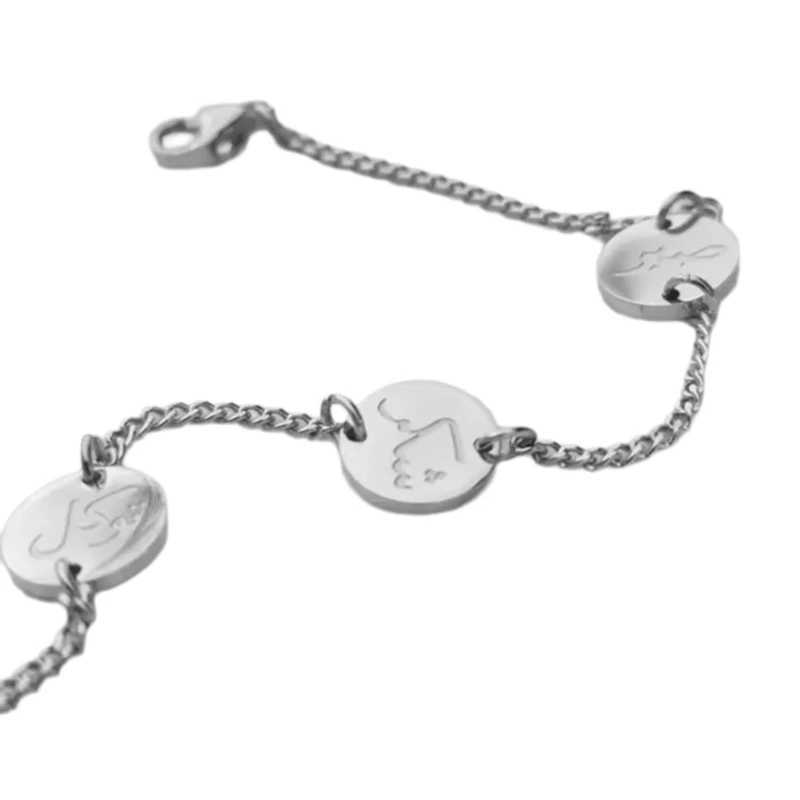 Arabic Bracelet Religious Pendant Bracelet Arabic Coin Bracelet Islamic Watch Jewelry Adjustable Chain Bracelet W250121