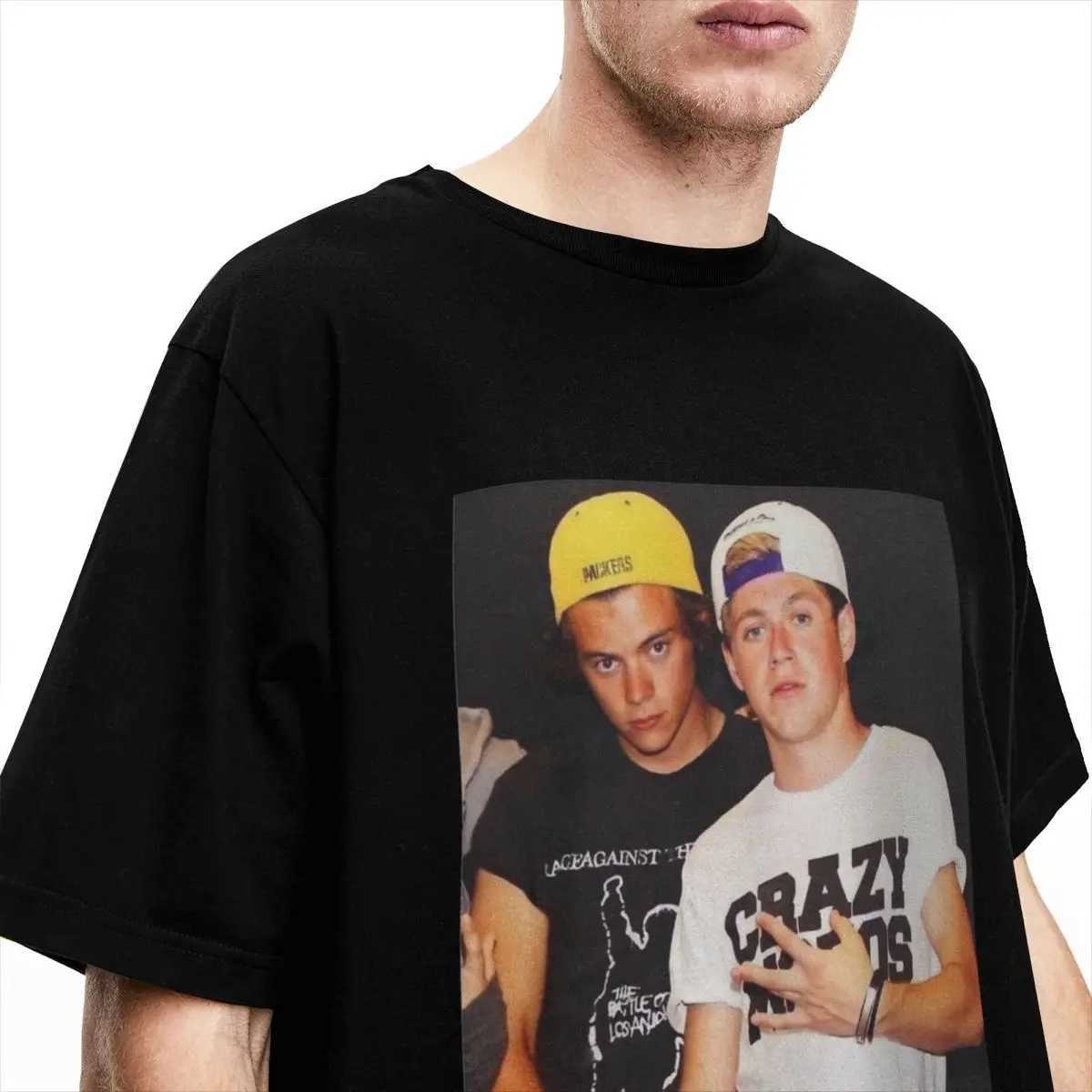 And Niall Horan Love On Tour T Shirt for Men Pure Cotton Crazy T-Shirts Round Neck Tees Short SLeeve Clothing Summer X250203