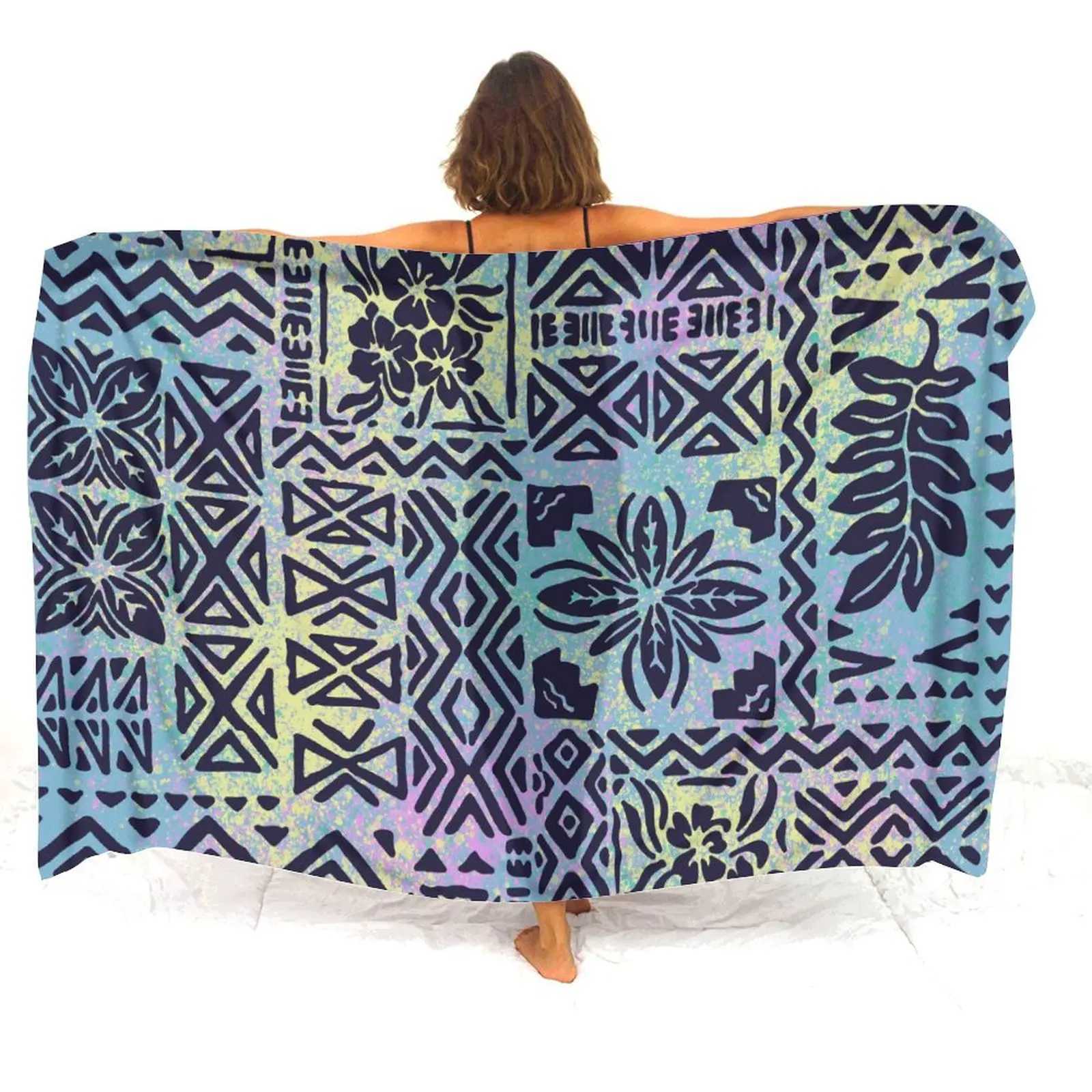 Customized summer womens sarong beach Polynesian bikini jacket soft sarong party anti slip Shl sarong W250120