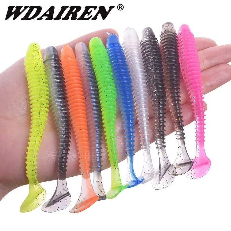WDAIREN Soft Lures Silicone Bait 9.5cm 7cm 5cm Goods for Fishing Sea Fishing Pva Artificial Swimbait Wobblers TackleXJ250122