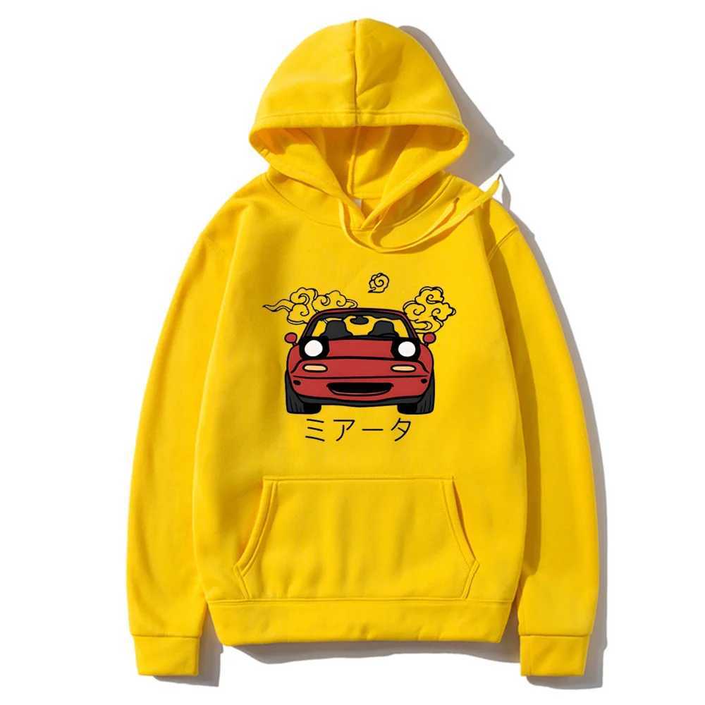 Anime Initial D Hoodie JDM Japanese Automotive Miata MX5 Printed Hoody Women Crewneck Sweatshirts Men Pullover Tops Men ClothingXJ2500118
