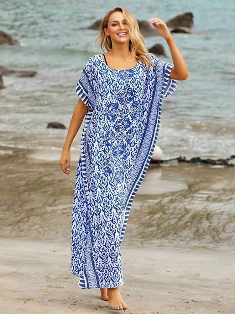Beach Cover Up 2024 Pareo Sarong Bikini Cover Up Robe De Plage Dresses Beach Swimsuit Cover Up Bathing Suit Women Maxi Dr W250120