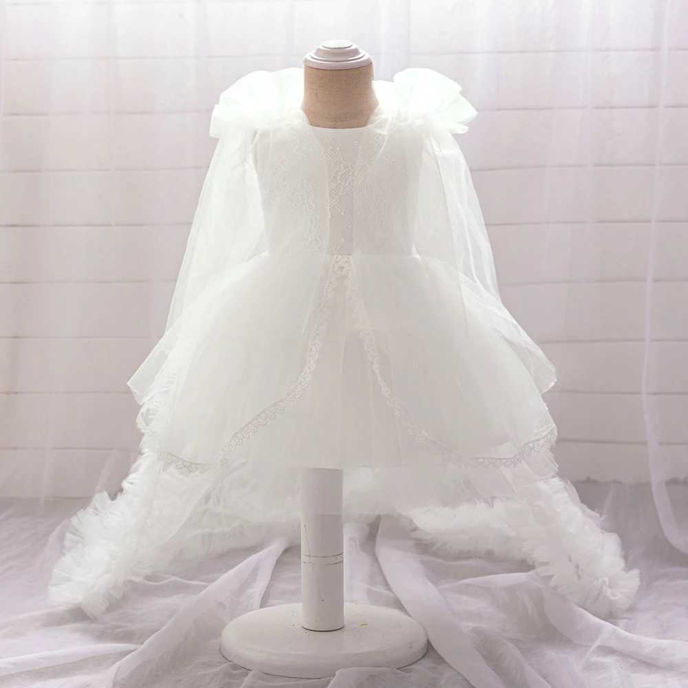 Baby Girls Elegant Princess Dress Toddler Birthday Wedding Party Dresses Infant Tulle Baptism Costume Children Clothes Dresses X250203