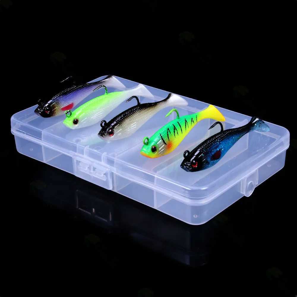 Sea Fishing Jigs Head Silicone Soft Bait 8cm-10g T tail Wobbler Fishing Lure Artificial Rubber Bait Swimbait Fishing TackleXJ250122