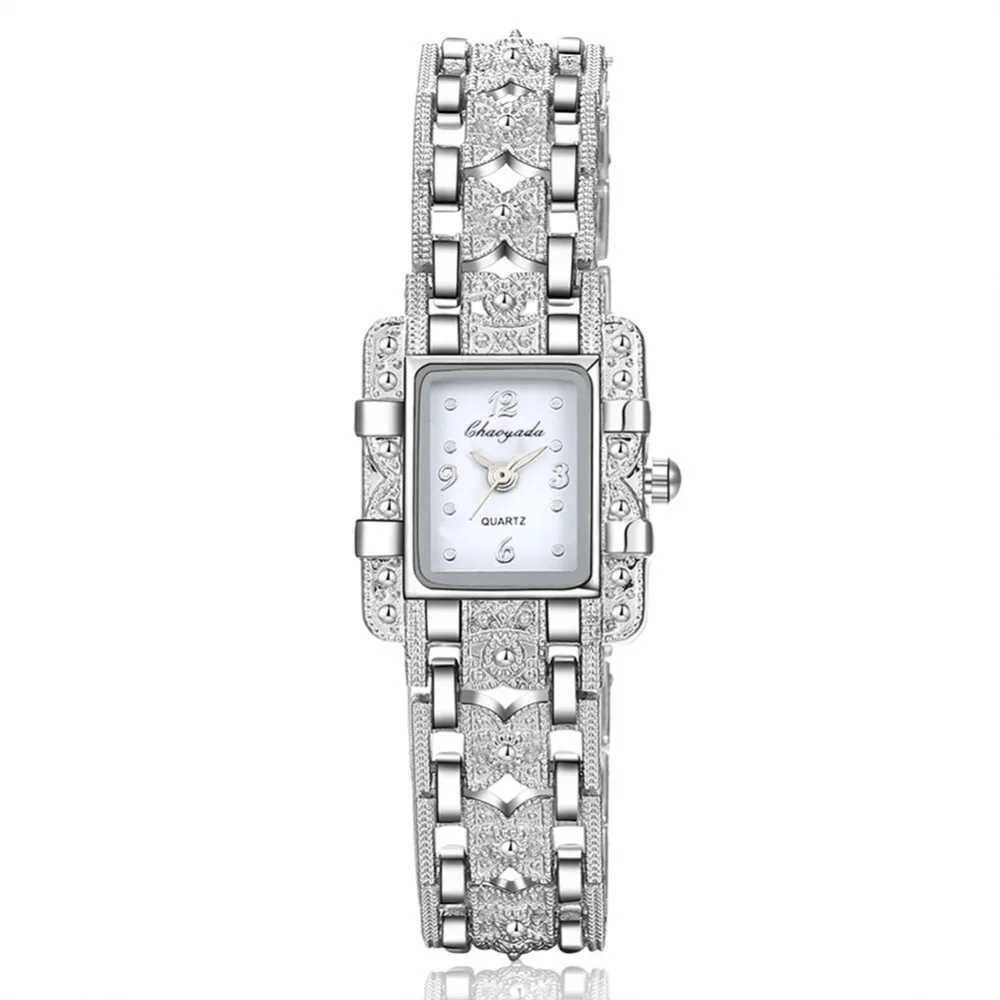 Ss Wen Silver Bracelet Watch Fashion Wen Watches Rhinestone Steel Ladies Wristwatch Luxury Fem Clock Gift watch woman X250203