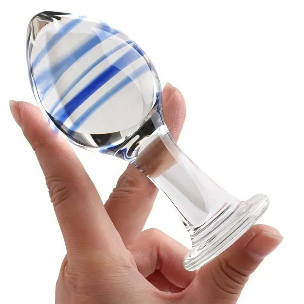 BDSM Glass Anal Plug Female Male Sex Toy Butt Plug Prostate Masturbator Stimulator Crystal Dildo Sex Toys for Women Men GayXJ250121