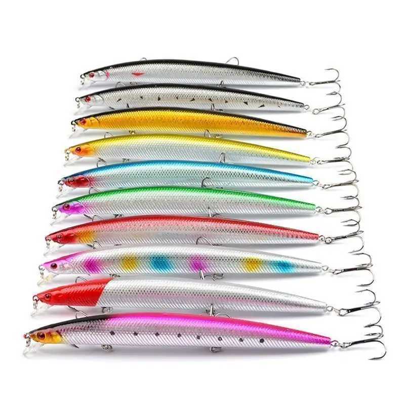 tide minnow slim Big Minnow Fishing Lure Long Casting Jerkbait for Freshwater and Saltwater Fishing 18CM-26G 0.5~1.8MXJ250122