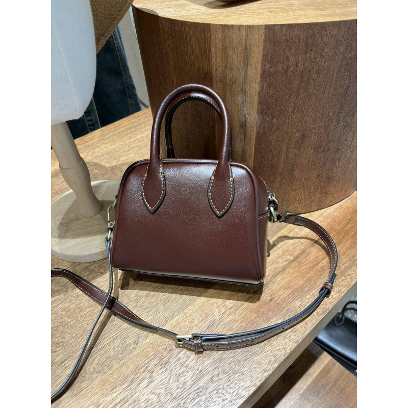 Bag Boston Cowhide Handbag For Women 2025 New Item, Niche, Versatile, High-End, High Aesthetic Value, Single Shoulder Crossbody Bag