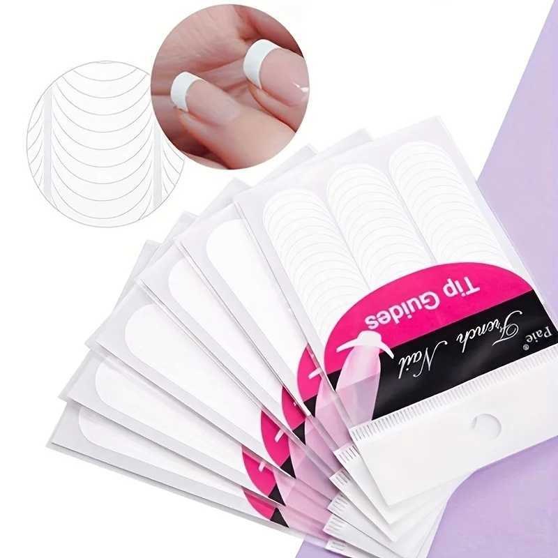 288 stickers 6 French Smile Nail Stickers (48 stickers per sheet) nail art suppliesXJ250120