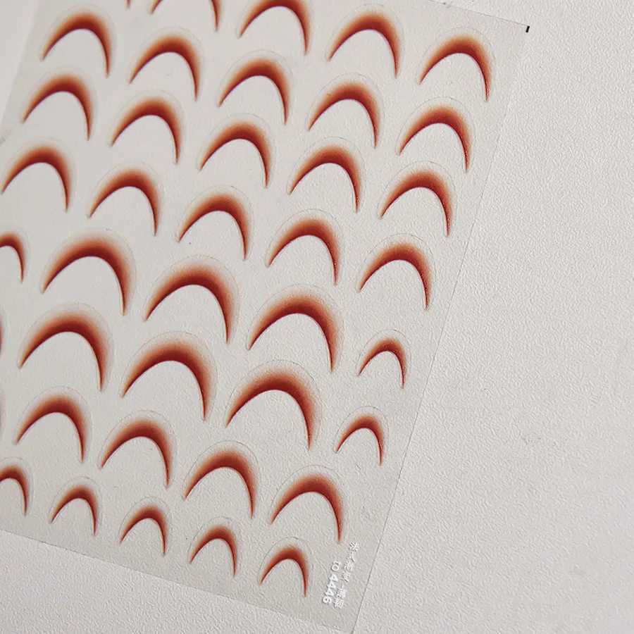 Elegant White French Gradient Nail Art Stickers High Quality Basic Version Adhesive Decal Art Idea Decoration Accessories T-4403XJ250120