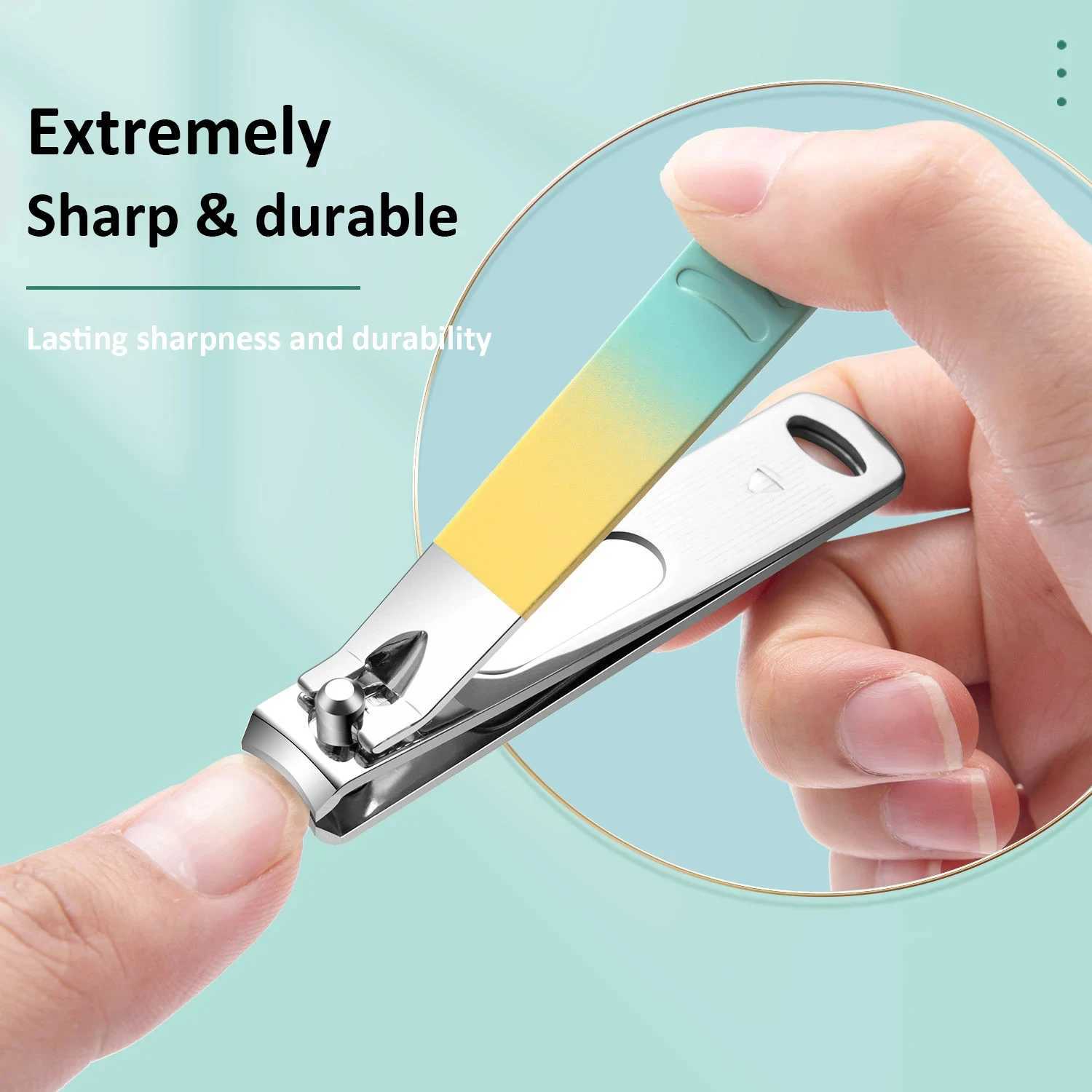 New Gradient colors 7-18pcs Manicure Set Pedicure Sets Nail Clippers High-quality Steel Professional Nail Cutters ToolsXJ250121
